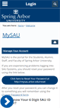 Mobile Screenshot of mysau3.arbor.edu